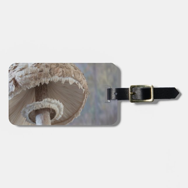 Etiqueta De Bagagem Fechar A Parte Inferior Do Cogumelo (Frente Horizontal)