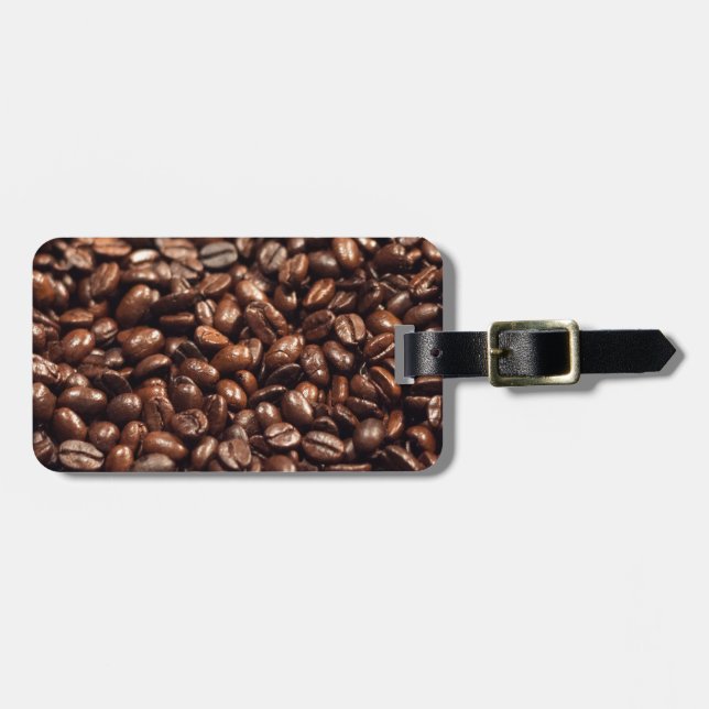 Etiqueta De Bagagem Feijões de café (Frente Horizontal)