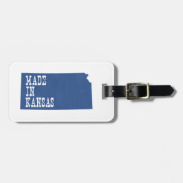 Etiqueta De Bagagem Feito em Kansas