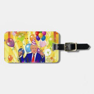 Etiqueta De Bagagem feliz aniversário donald trump