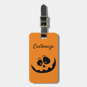 Etiqueta De Bagagem Feliz Jack O'lantern Thunder_Cove