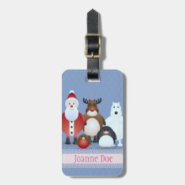 Etiqueta De Bagagem Feliz Natal