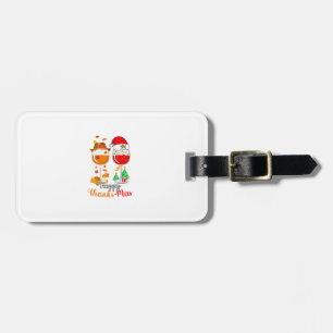 Etiqueta De Bagagem Feliz Natal de Ação de Graças de Natal Long S