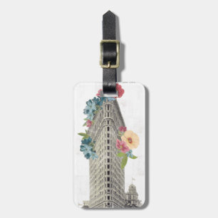 Etiqueta De Bagagem Ferro liso floral   New York, NY