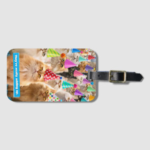 Etiqueta De Bagagem Festa de Gatos