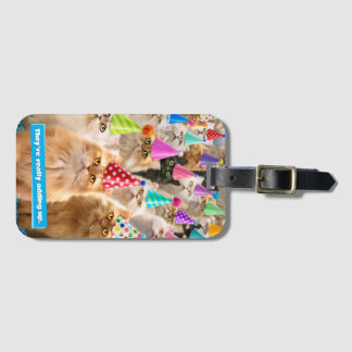 Etiqueta De Bagagem Festa de Gatos