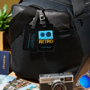 Etiqueta De Bagagem Festa Retroativa De Fita Procura Festa Vintage Cas