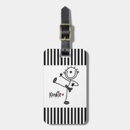 Etiqueta De Bagagem Figura masculina básica t-shirt e presentes da