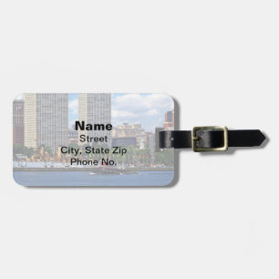 Etiqueta De Bagagem Filadélfia - Rebocador pelo Philadelphia Skyline I