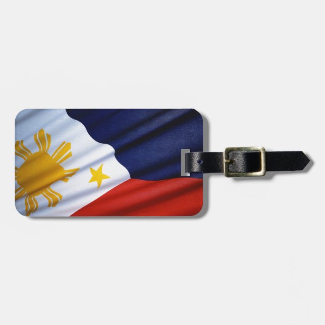 Etiqueta De Bagagem filipinas (Frente Horizontal)