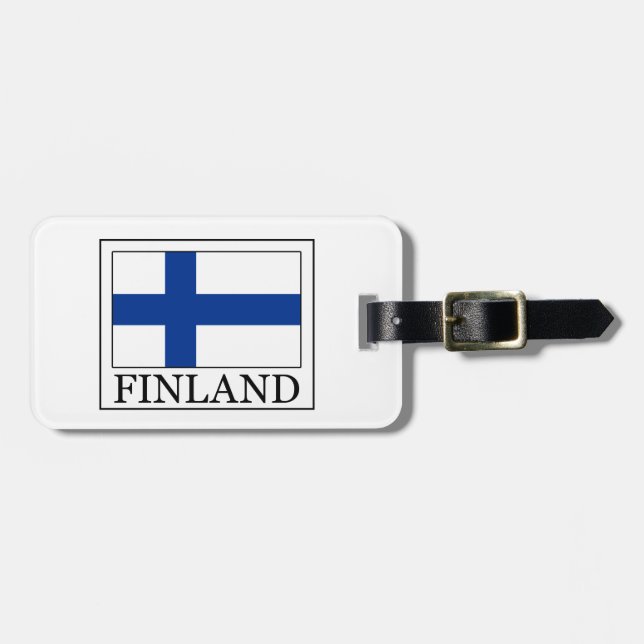 Etiqueta De Bagagem Finlandia (Frente Horizontal)