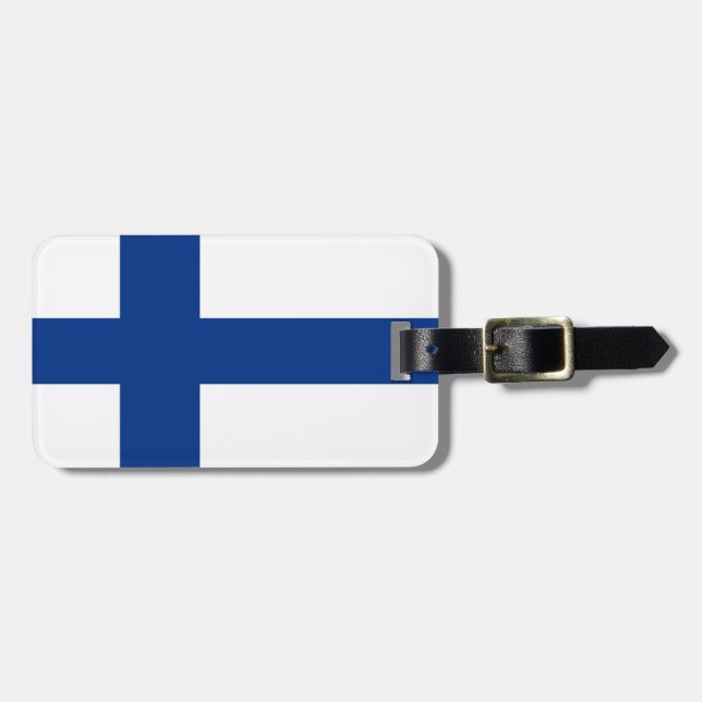 Etiqueta De Bagagem Finlandia (Frente Horizontal)