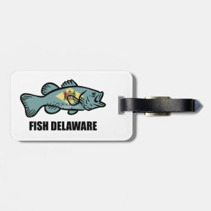 Etiqueta De Bagagem Fish Delaware