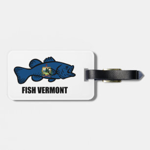 Etiqueta De Bagagem Fish Vermont