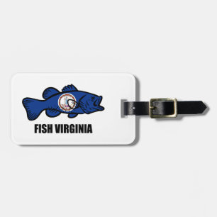 Etiqueta De Bagagem Fish Virginia