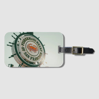 Etiqueta De Bagagem Fisherman Wharf's Sign