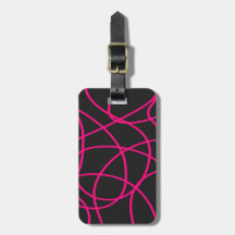 Fitas magentas em preto