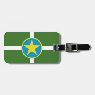 Etiqueta De Bagagem Flag of city of Jackson, Mississippi Luggage Tag