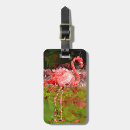 Etiqueta De Bagagem flamingo