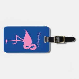 Etiqueta De Bagagem Flamingo cor-de-rosa Thunder_Cove