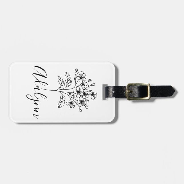 Etiqueta De Bagagem Fleece Blanket (Frente Horizontal)