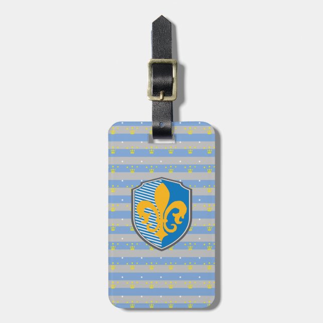 Etiqueta De Bagagem fleur-de-lys (Frente Vertical)