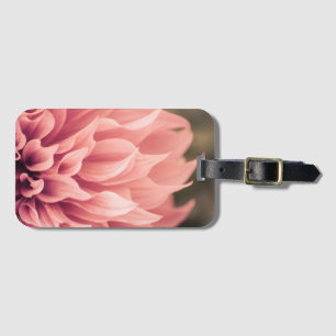 Etiqueta De Bagagem Flor da flor da dália