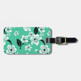 ETIQUETA DE BAGAGEM FLOR DE CEREJEIRA - SAKURA (MINT)