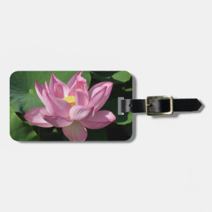 Etiqueta De Bagagem Flor de Lotus Rosa IV