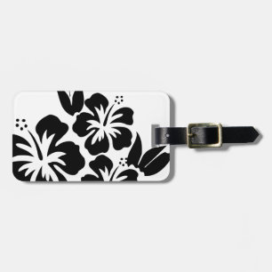 Etiqueta De Bagagem Flor do hibiscus