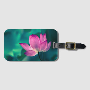 Etiqueta De Bagagem Flor do lírio de água de Lotus
