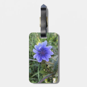 Etiqueta De Bagagem Flor selvagem azul