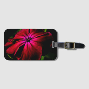 Etiqueta De Bagagem Flor selvagem púrpura bc ltcn