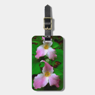 Etiqueta De Bagagem Flor Silvestre Trillium