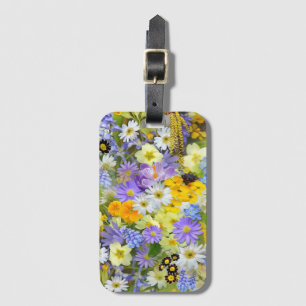 Etiqueta De Bagagem floral