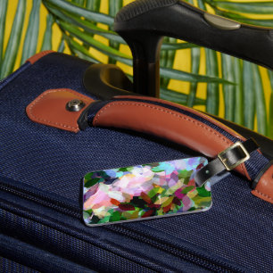ETIQUETA DE BAGAGEM FLORAL