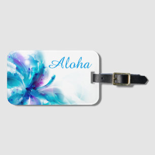 Etiqueta de Bagagem Floral Aloha