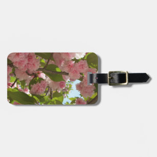 Etiqueta De Bagagem Floral Primavera da Árvore III da Cherry com duas