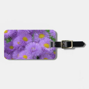 Etiqueta De Bagagem Floral roxo