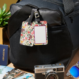 Etiqueta De Bagagem Floral - Zoe
