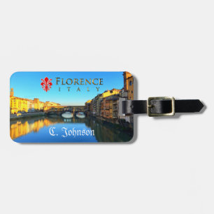 Etiqueta De Bagagem Florença - Ponte Vecchio