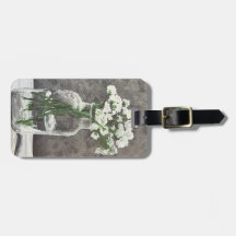 Etiqueta de bagagem - flores vivas