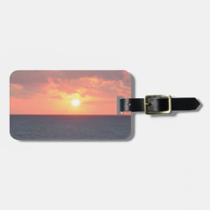 Etiqueta De Bagagem Flórida Beach Sunrise Tag