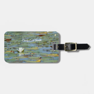 Etiqueta De Bagagem Flower Watercolor Tag