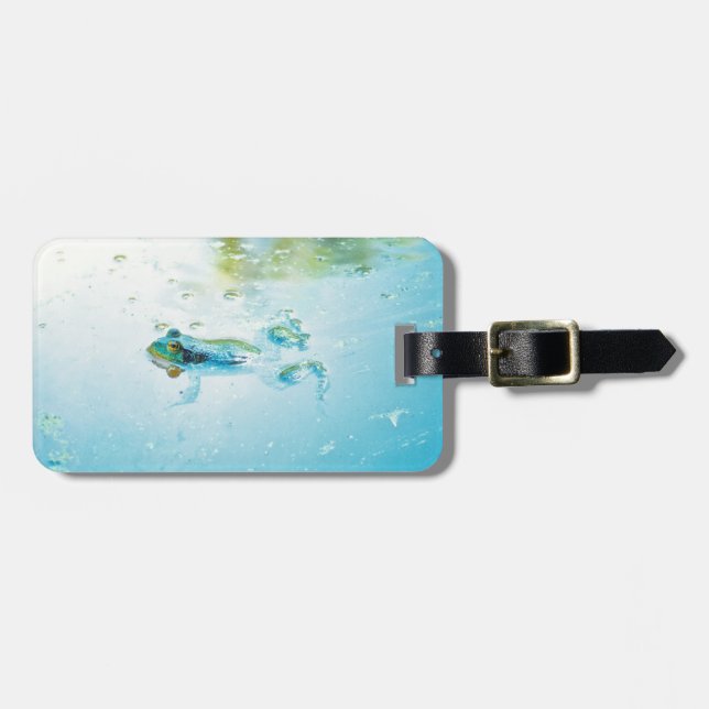 Etiqueta De Bagagem Flutuante (Frente Horizontal)