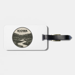 Etiqueta De Bagagem Fluxo de Grasslands Nacionais Kiowa