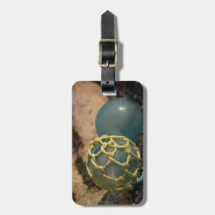 Etiqueta De Bagagem Fluxo De Pesca De Vidro Japonês