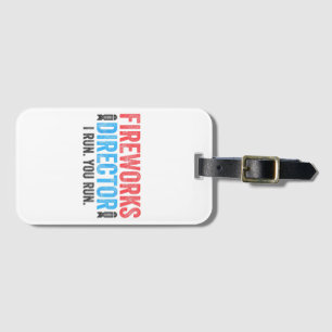 Etiqueta De Bagagem Fogo Diretor T-Shirt 4 de julho