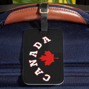 Etiqueta De Bagagem folha de bordo do Canadá