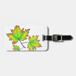 Etiqueta De Bagagem Folha de Maple